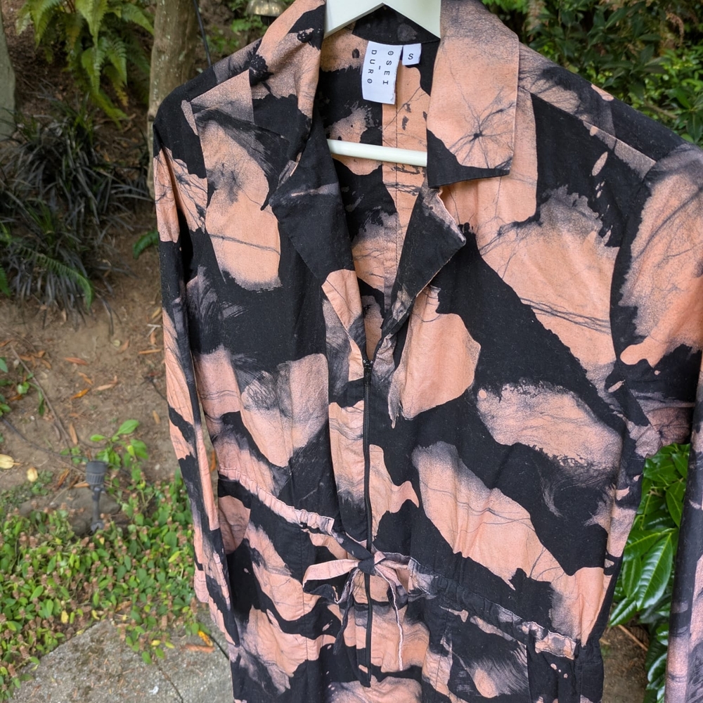 Black and Pink Abstract Dress